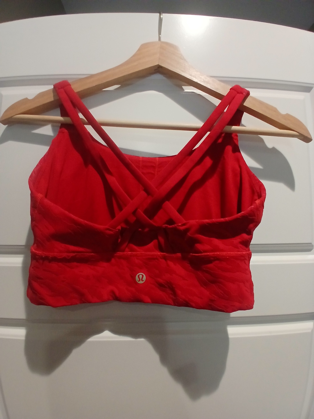 Lululemon Athletica Women's Red Strappy Sports Bra
